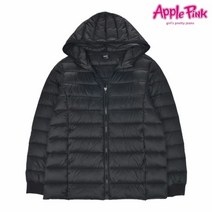 애플핑크 후드 경량 다운점퍼 APR0O701GSB