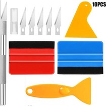 자동차 도구 랩 필름 스티커 포장 차량 비닐 윈도우 틴트 키트 커터 보조 창 틴팅 1 세트, 한개옵션0