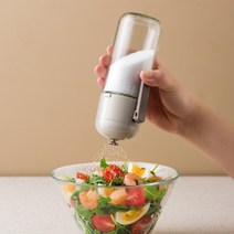 가정 주방 소금병 후추통 정량 양념병, 화이트, 2개, 250ml