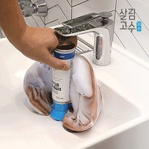 살림고수 포밍 세면대팡 배수구팡 세면대막힘 뚫기 배수구 청소 머리카락 제거기, 단품
