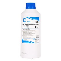 NDM(앤디앰) HP 삼성 호환 무한 리필 잉크 HP9010 HP8710 HP8610 HP8210 HP7740 HP7612 HP7720 HP7110 SL-J3520W, 1병, 파랑염료(HP9000) 1리터