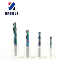 2NCF 3파이 DLC코팅 컴프레션 초경 엔드밀 2F UP-DOWN CUT, 2NCF0208, 1개