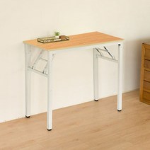 베스트책상 1000x600 접이식 간이 테이블, 네추럴화이트＃