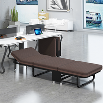 1인용접이식간이침대 낮잠 침대 수납침대, 브라운 (폭 75CM)