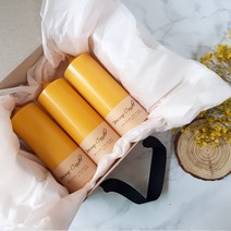 에이치스가든 밀랍초 비즈왁스 막대초 기도초 종교양초 선물박스, 3개