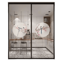 현관 신중국식 수묵 산수화 폐백실 산수화 거실 수묵화