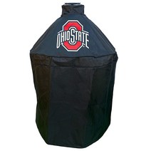 Holland Bar Stool Co. Ohio State 그릴 커버 큰 녹색 계란용 카마도 빅 그린 에그 액세서리 대학 오하이오 주 내구성 있는 커버