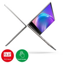 스마트 모니터 터치 스크린 UPERFECT-X 프로 무선 노트북 DEX 휴대용 14.0 터치스크린 모바일 외부 디스플레이 키보드 배터리 포함, 01 13.3 inch 133G01, EU 플러그, 01 13.3 inch 133G01_04 EU 플러그