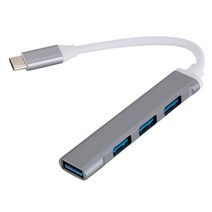 USB C 허브 3.0 타입 3.1 4 포트 멀티 스플리터 어댑터 OTG 레노버 샤오미 맥북 프로 13 15 에어 PC 컴퓨, 01 TYPE-C