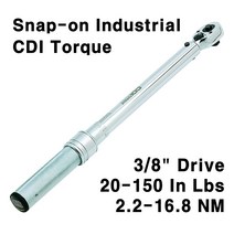 스냅온 CDI 토크 라쳇 렌치 복스 복스대 20 150 InLbs 2.2 16.8 NM