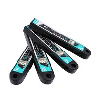 KDS 일본 초강력 대형 커터 칼날 18mm 블랙 1통 10개입, 10개