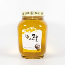 [K10-124]한국양봉협회 품질인증_소백산 사양아카시아벌꿀 2호(2.4kg 유리병), 단품, 단품