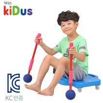 키더스 스쿠터 패들 1쌍 썰매보드 롤러보드 바퀴썰매, 스쿠터 패들-블루