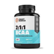 분지쇄 아미노산 의 최적 비율이 2:1:1인 3000mg BCAA 알약 2개월 공급 당 1000mg BCAAs 240정, 120 카운트(1개 팩)