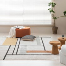 [한일카페트] 유럽직수입 머스터드 거실 카페트 러그 200x290