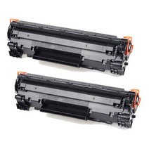 호환 토너 카트리지Qualicom-CE278A 78A 호환 토너 카트리지 HP LaserJet Pro P1560 P1566 P1600 P1606dn, 한개옵션1, 02 BKx2