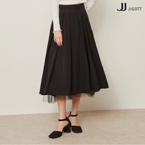 [JJ지고트(JJ JIGOTT)] (JJ지고트) 샤 레이어드 플리츠 스커트 GMCP0SKP