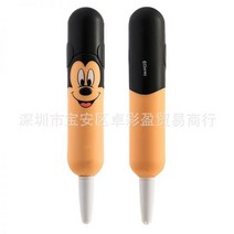 캐릭터 감압펜 말랑말랑 귀요미 볼펜 문구 주물럭, 미키, 0.5mm