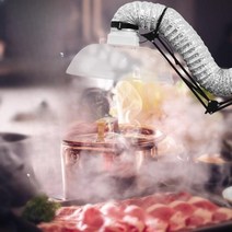 실내 고기굽기 환풍기 후드 가정집 아파트 연기 흡입 배기팬, 6m 연기 배출 장비