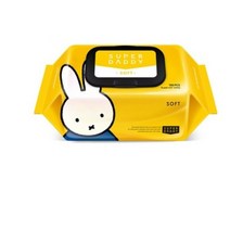 슈퍼대디 저자극 아기물티슈 소프트 캡형, 100매, 3팩