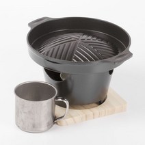 [혼술 낮은 미니화로 세트]/고체연료/소고기/혼밥/1인식탁/이자카야/캠핑/야식/안주/