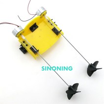 RC 배 선박 보트 DIY 수제 액세서리 키트 제 보트용 전기 2 모터 프로펠러 전원 구동 5bEA1, 없음