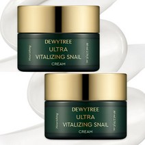 대용량 듀이트리 달팽이크림(80ml+10ml)2개 세트 Snail cream anti aging cream cosmetic, 달팽이크림2개