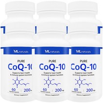 [미국빠른직구] 마이라이프 내추럴스 코큐텐 CoQ-10 200mg 60정 6병, 6개