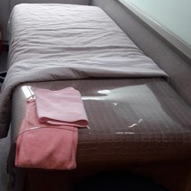 (배드비닐 1mm 90*120) 침대비닐커버 마사지비닐 피부미용관리실비닐 피부샵비닐커버 베드비닐 오일커버시트 경락비닐 마사지침대시트 투명비닐커버