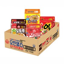 오뚜기 라면 실쏙팩 오진열스 1박스(오동통4+진매5+열라면5+스낵면5), 7세트