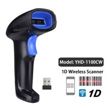 1100CW 2-in-1 CCD 무선 바코드 리더기 물류 창고용 1D 스캐너 USB 화면에서 스캔 지원, [01] YHD-1100CW, 01 YHD-1100CW