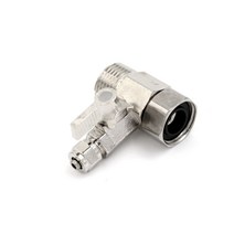 1PC 물 필터 정수기 어댑터 1/2 "에서 1/4" 볼 밸브 수도꼭지 탭 안전 구리 니켈 도금 도, 한개옵션0