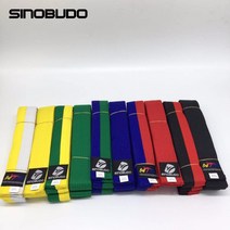 주짓수벨트 주짓수띠 가라데 sinobudo 2020 new 180 cm taekwondo wtf 컬러 무술 유니폼 액세서리 품질 면 로드