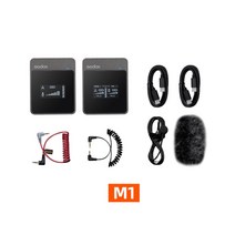 Godox-morelink M1 M2 2.4GHz 무선 라발리에 마이크 DSLR 카메라 캠코더 스마트폰 유튜브 태블릿 용, [01] MoveLink M1 standard