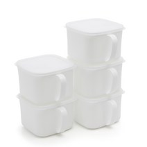 달빛별빛 핸디캐니스터 1400ml 화이트, 8개