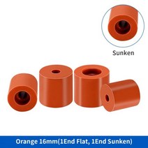 CR-10 Ender-3 Prusa I3 3D 프린터 부품에 대 한 4Pcs 고온 실리콘 솔리드 스페이서 침대 레벨링 열, 01 16cm