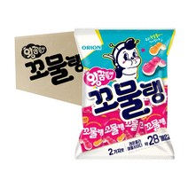 오리온 꼬물탱 왕꿈틀이 / 박스 대용량 젤리 / 간식 주전부리 회사 탕비실 학원 유치원 어린이집 유아 학생, 336gx10입, 336g