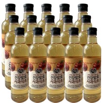 백설 자연발효 사과식초, 800ml, 15개