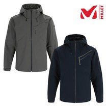 밀레 MILLET 2칼라 남성 남자 가을 겨울 4WAY 스트레치 발수 방풍 소프트쉘 바람막이 방풍 자켓