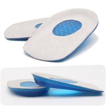 0.5cm 남성용 의료용 실리콘 키높이 깔창 안전한 발바닥 발목 보호 충격 흡수 뒷굽 속굽 패드 편안한 쿠션 젤리 운동화 구두 패션 비율 결혼식 파워겔 일체형 푹신한 남자 힐컵겔