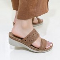 제이슈 포니 초경량 펀칭 통굽 뮬 슬리퍼 5cm
