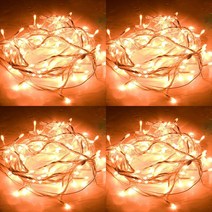소울리드 120구 백색선 웜색전구(6M) (전원잭포함) (90CM∼120CM트리용) LED꼬마전구 크리스마스 트리