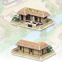 우리나라 전통건축물 초가집만들기키트 3d입체퍼즐