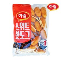 [푸드샵] 하림 스위트 웰 핫도그1000g(20개입) FB+ 31522EA, 1kg, 1개