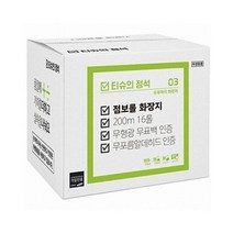 티슈의정석 점보롤 화장지 200m 16롤, 16개