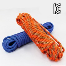 갈렙등반 12mm 등산 로프 자일 클라이밍 암벽 밧줄 끈 KC인증 5M-200M, 10M, 레드