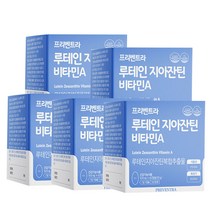 프리벤트라 루테인 지아잔틴 비타민A 식약처인정 일일섭취량 최대함량 24mg 식물성캡슐, 60캡슐X5(5개월분)
