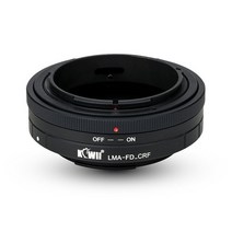 수동 렌즈 어댑터 링 캐논 FD 마운트 RF 바디 EOS RP Ra R5 R6 카메라, 01 Black