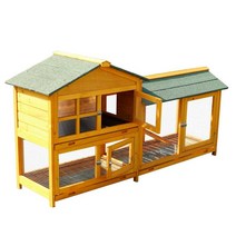 야외 토끼장 토끼 하우스 캠핑장 펜션 케이지 나무 집, 모델A 1180x620x895mm사진참조