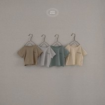 바로배송 미니로브 심플티 아동 여름 데일리 티셔츠